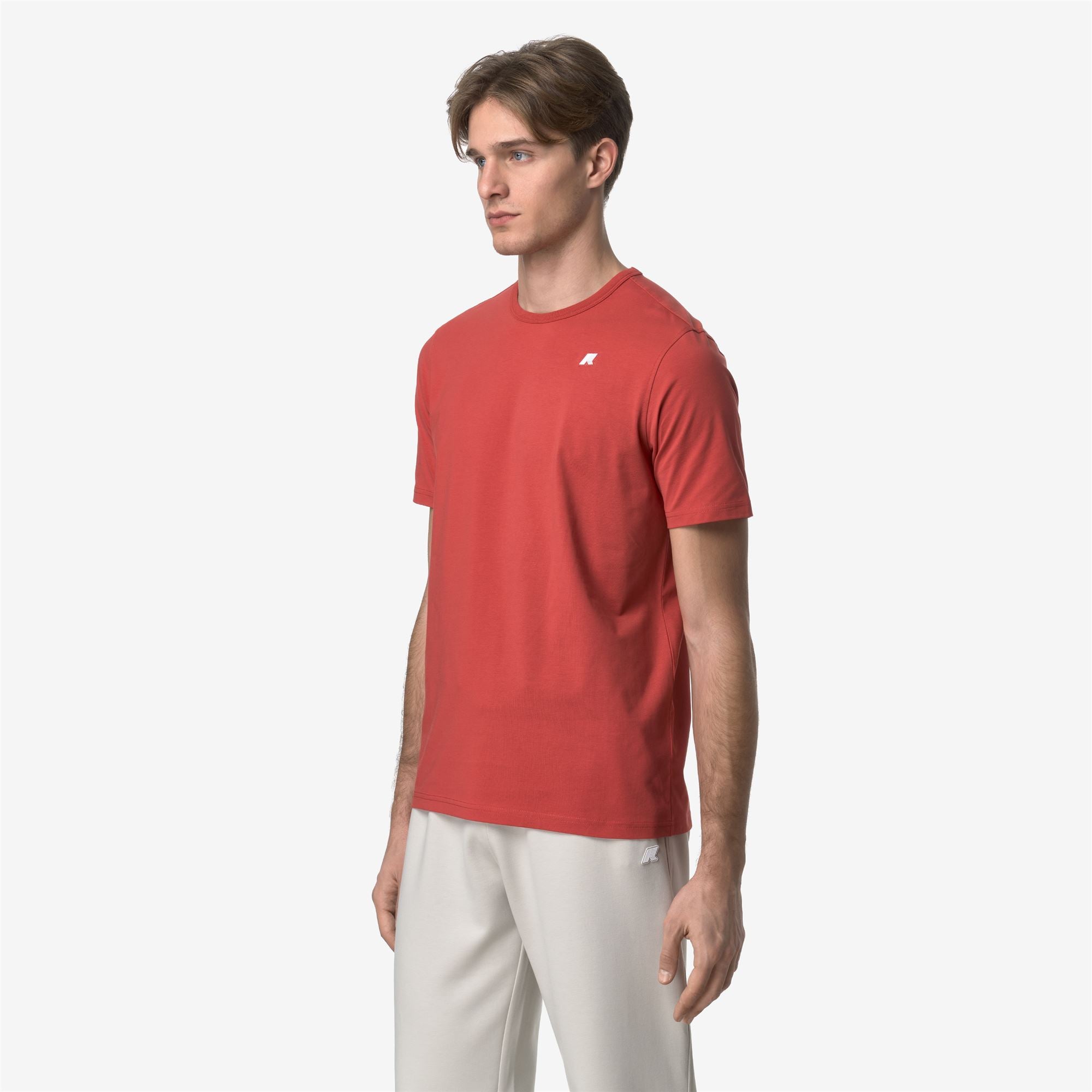T-Shirts & Top_MAN_ADAME LIGHT STRETCH JERSEY_T-Shirt_Red Jasper - Commercial 5
