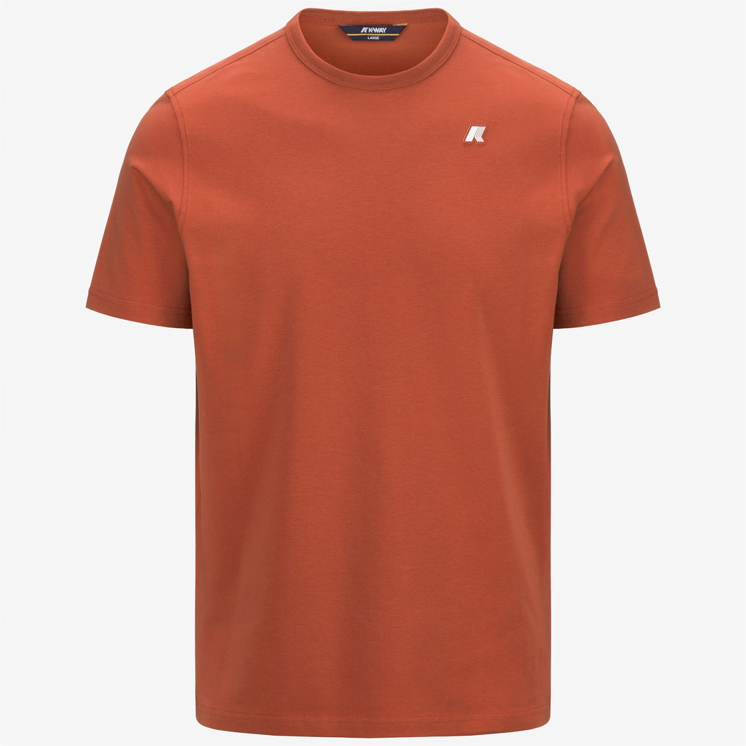 ADAME LIGHT STRETCH JERSEY - T-ShirtsTop - T-Shirt - Man - ORANGE BROWNISH main