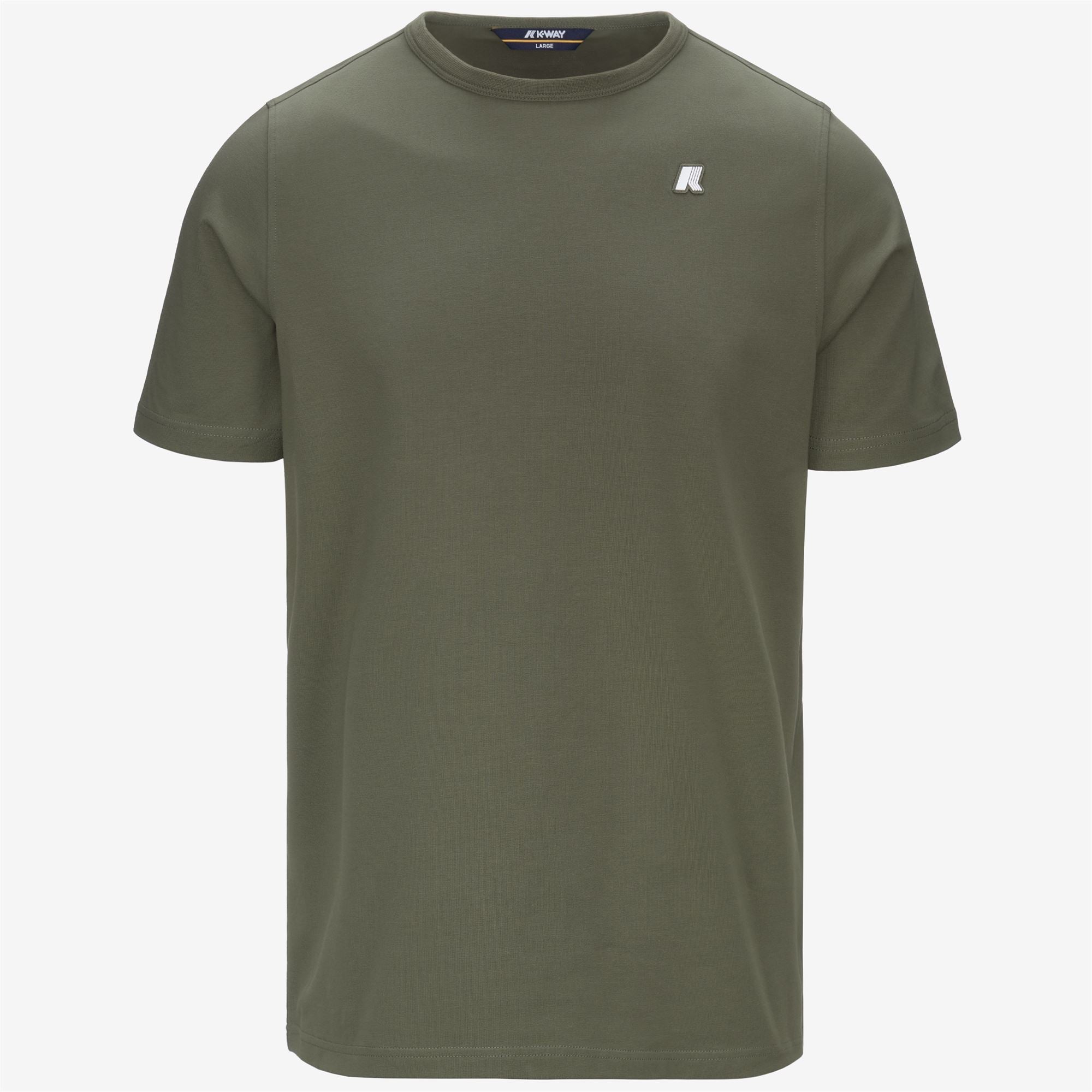 T-Shirts & Top_MAN_ADAME LIGHT STRETCH JERSEY_T-Shirt_Green Lichen - Commercial 1