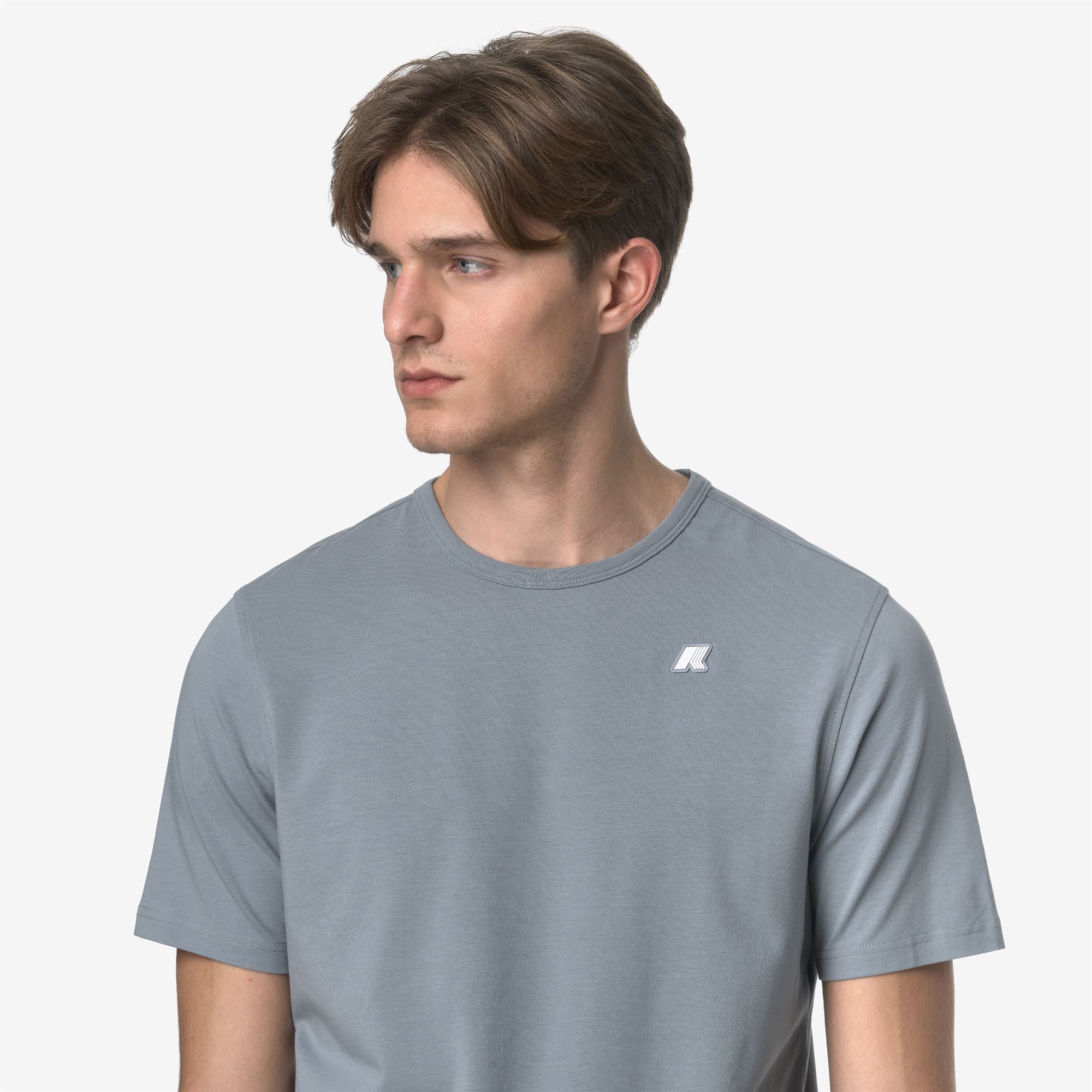 T-Shirts & Top_MAN_ADAME LIGHT STRETCH JERSEY_T-Shirt_Grey Md - Commercial 7