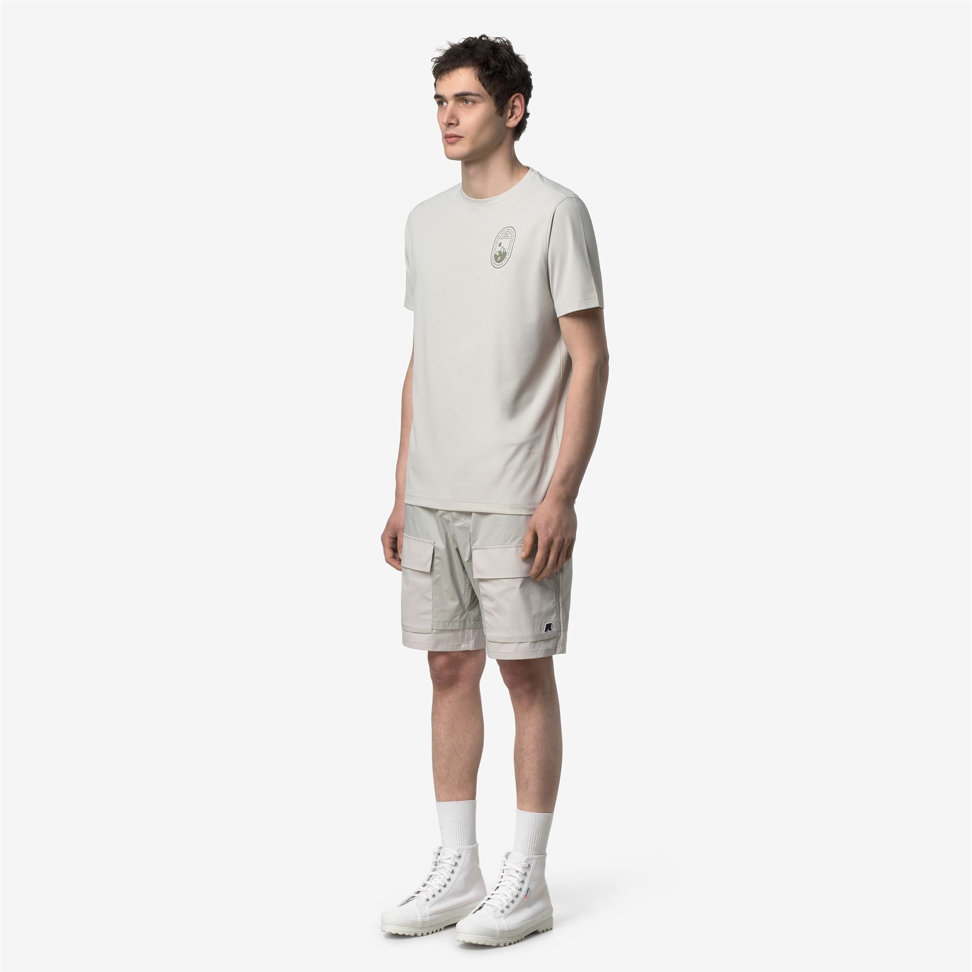 T-Shirts & Top_Man_GRAPHEL_T-Shirt_BEIGE LT - Commercial 5