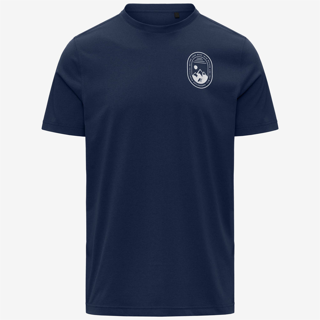T-Shirts & Top_Man_GRAPHEL_T-Shirt_Blue Insignia - Commercial 1