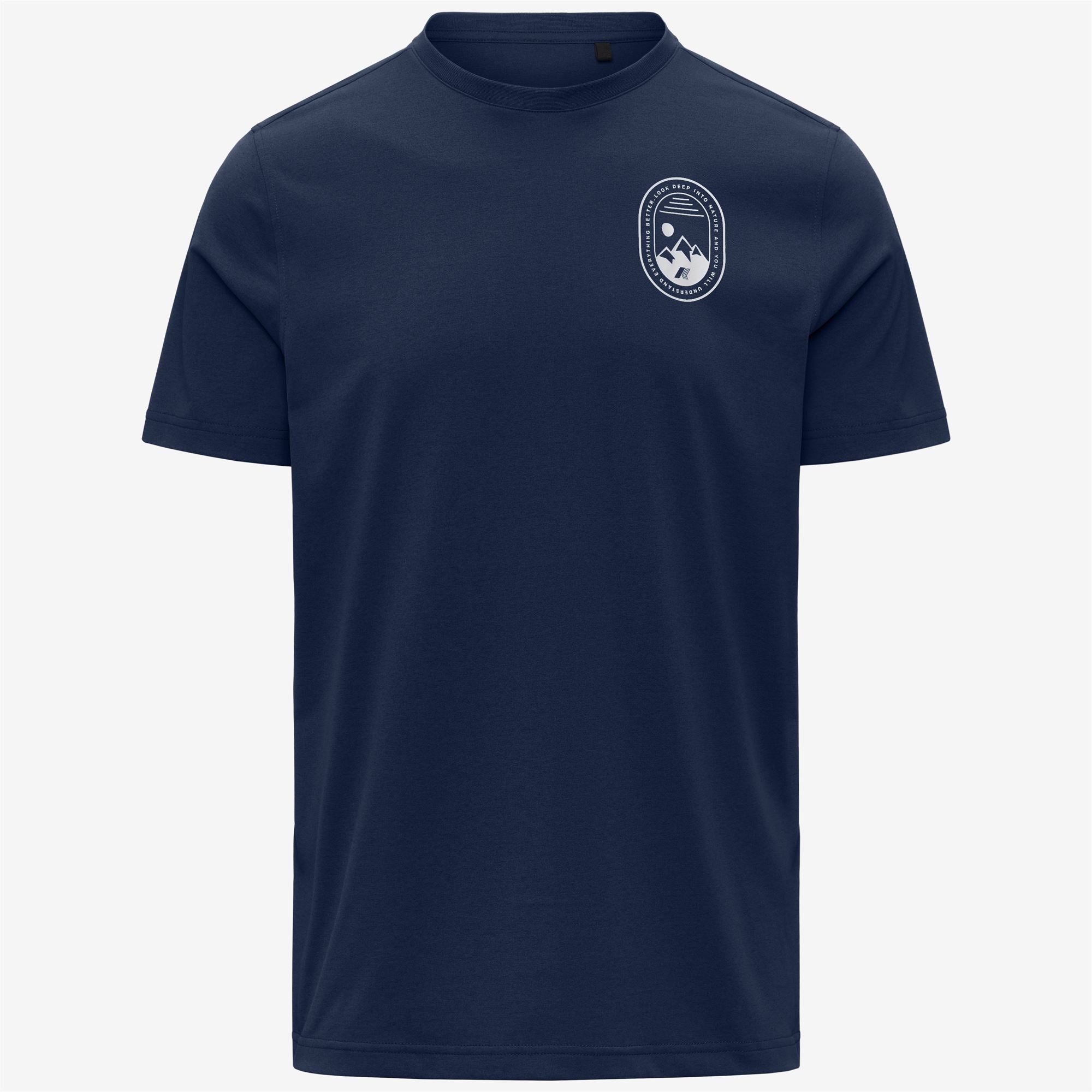 T-Shirts & Top_Man_GRAPHEL_T-Shirt_Blue Insignia - Commercial 1