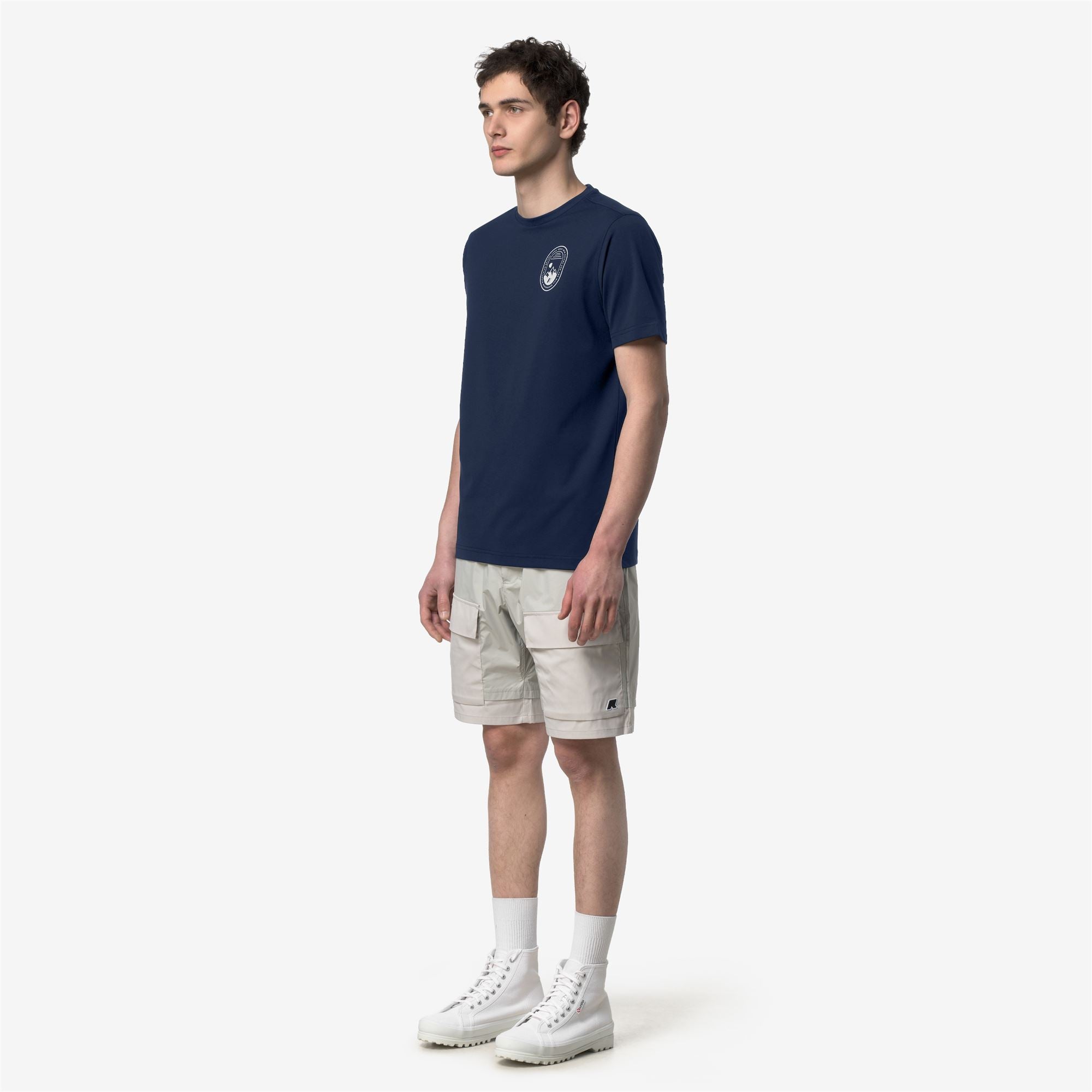 T-Shirts & Top_Man_GRAPHEL_T-Shirt_Blue Insignia - Commercial 5