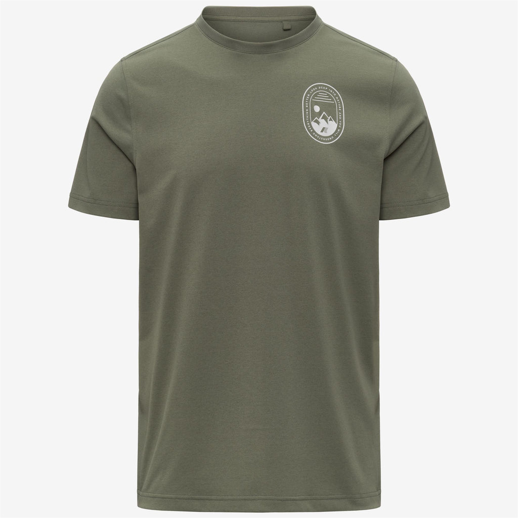T-Shirts & Top_Man_GRAPHEL_T-Shirt_Green Lichen - Commercial 1