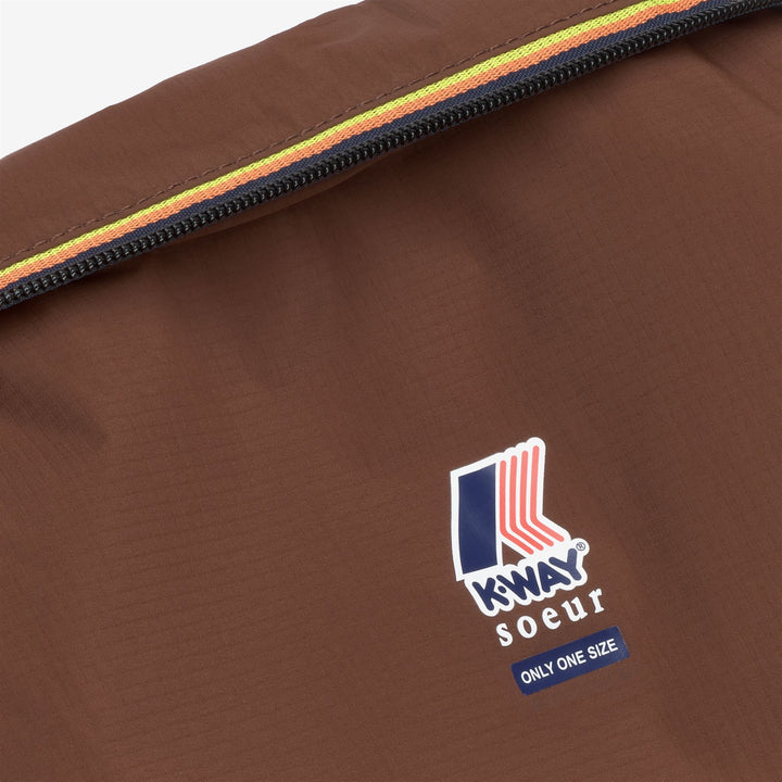 Borsa a tracolla imbottita unisex marrone per gli spostamenti quotidiani 3