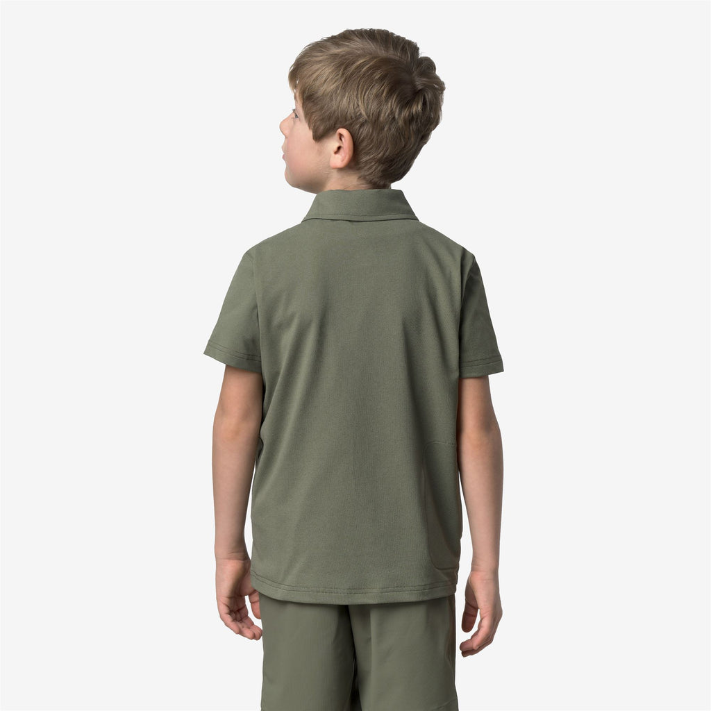 Polo Shirts_Kid unisex_P. DECOUVRIR TRAVEL_Polo_Green Lichen - Commercial 6