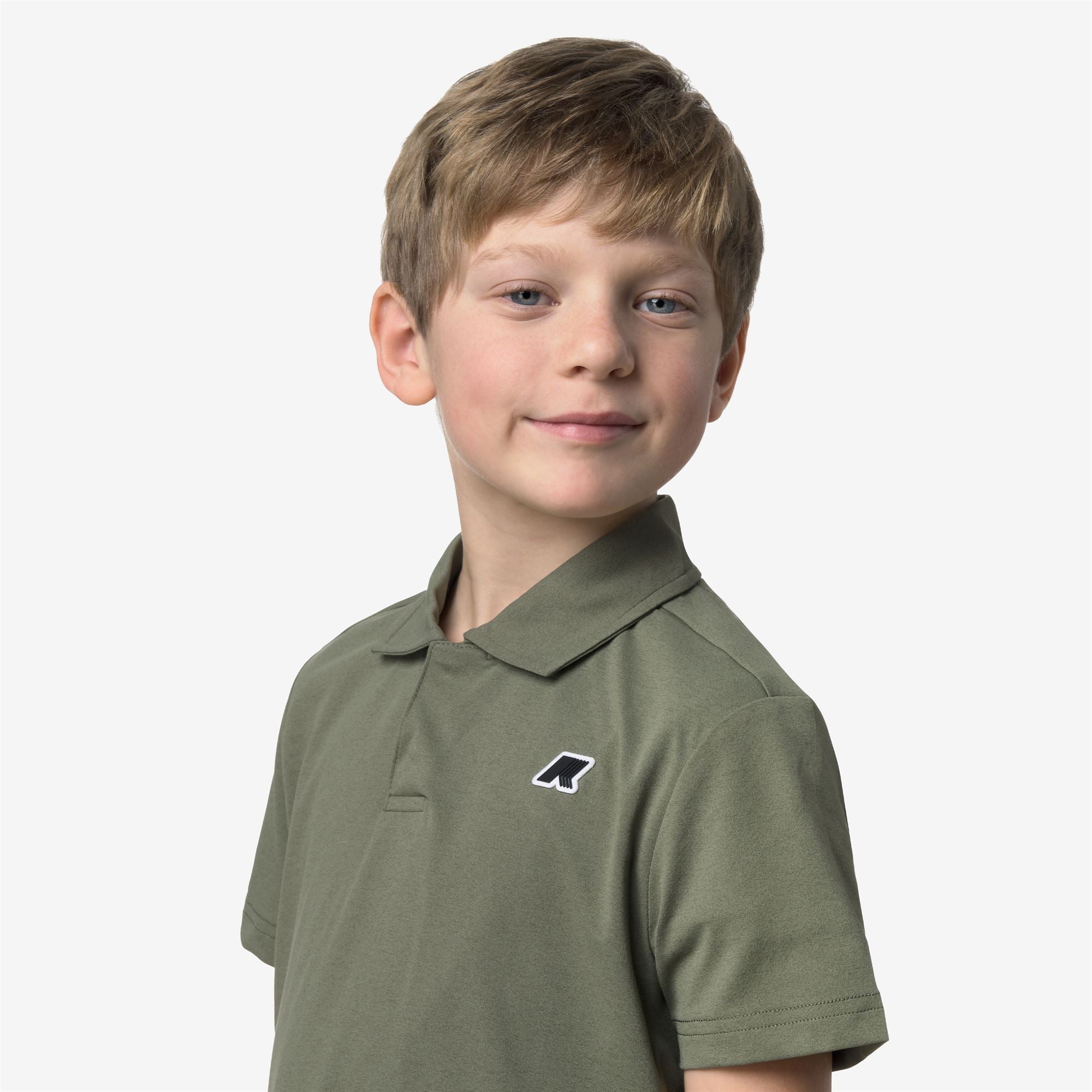 Polo Shirts_Kid unisex_P. DECOUVRIR TRAVEL_Polo_Green Lichen - Commercial 7