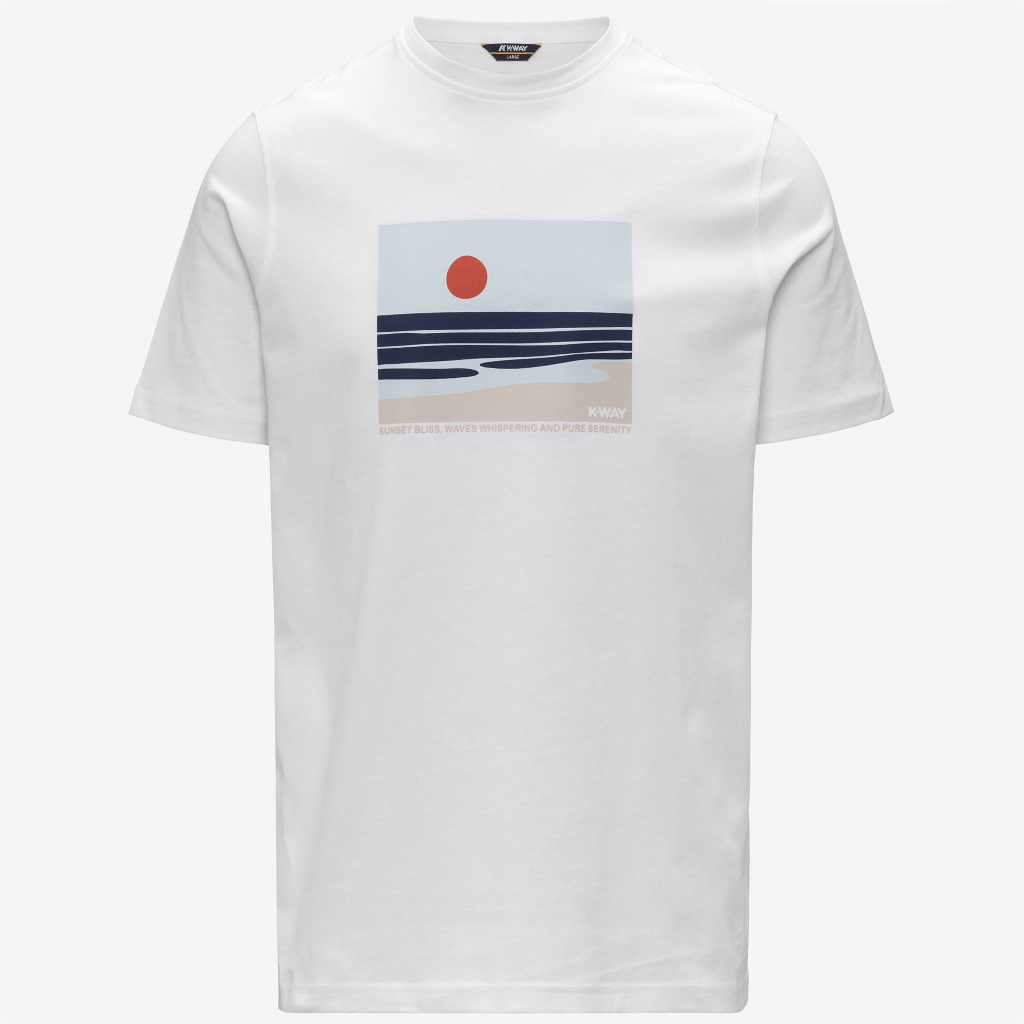 T-Shirts & Top_Man_ODOM JERSEY SUNSET_T-Shirt_White - White - Commercial 1
