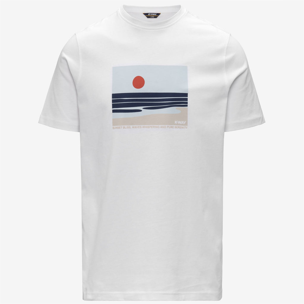 T-Shirts & Top_Man_ODOM JERSEY SUNSET_T-Shirt_White - White - Commercial 1