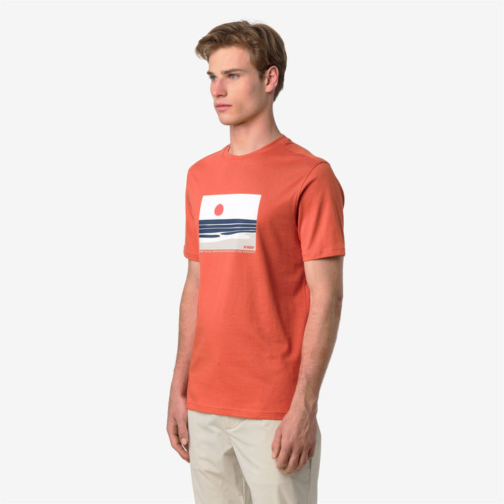 ODOM JERSEY SUNSET - T-ShirtsTop - T-Shirt - Man - ORANGE BROWNISH 5