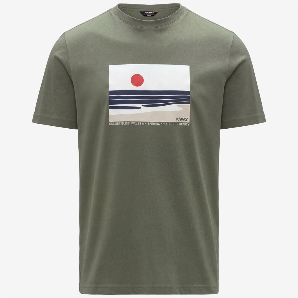 T-Shirts & Top_Man_ODOM JERSEY SUNSET_T-Shirt_Green Lichen - Commercial 1