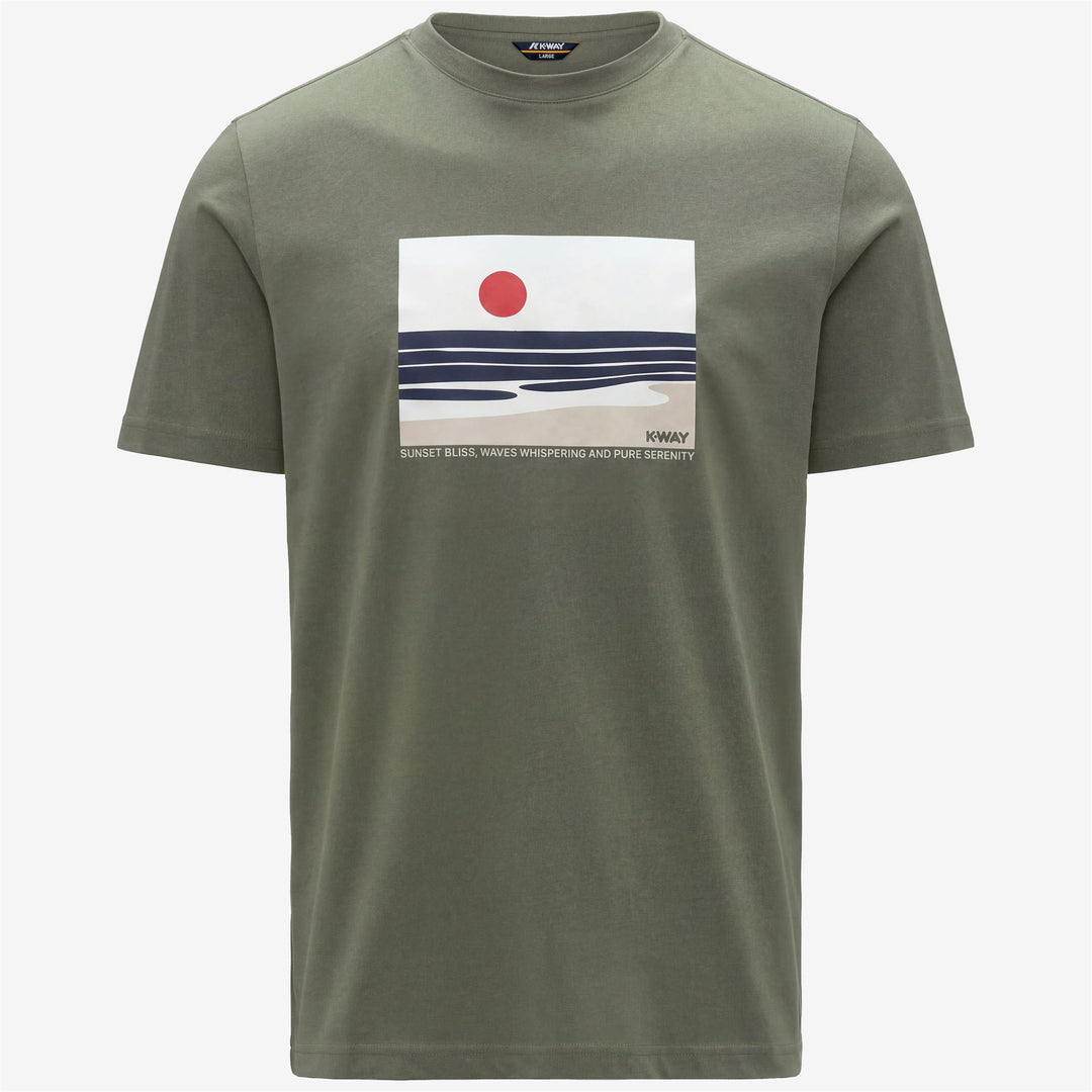 ODOM JERSEY SUNSET - T-ShirtsTop - T-Shirt - Uomo - GREEN LICHEN main