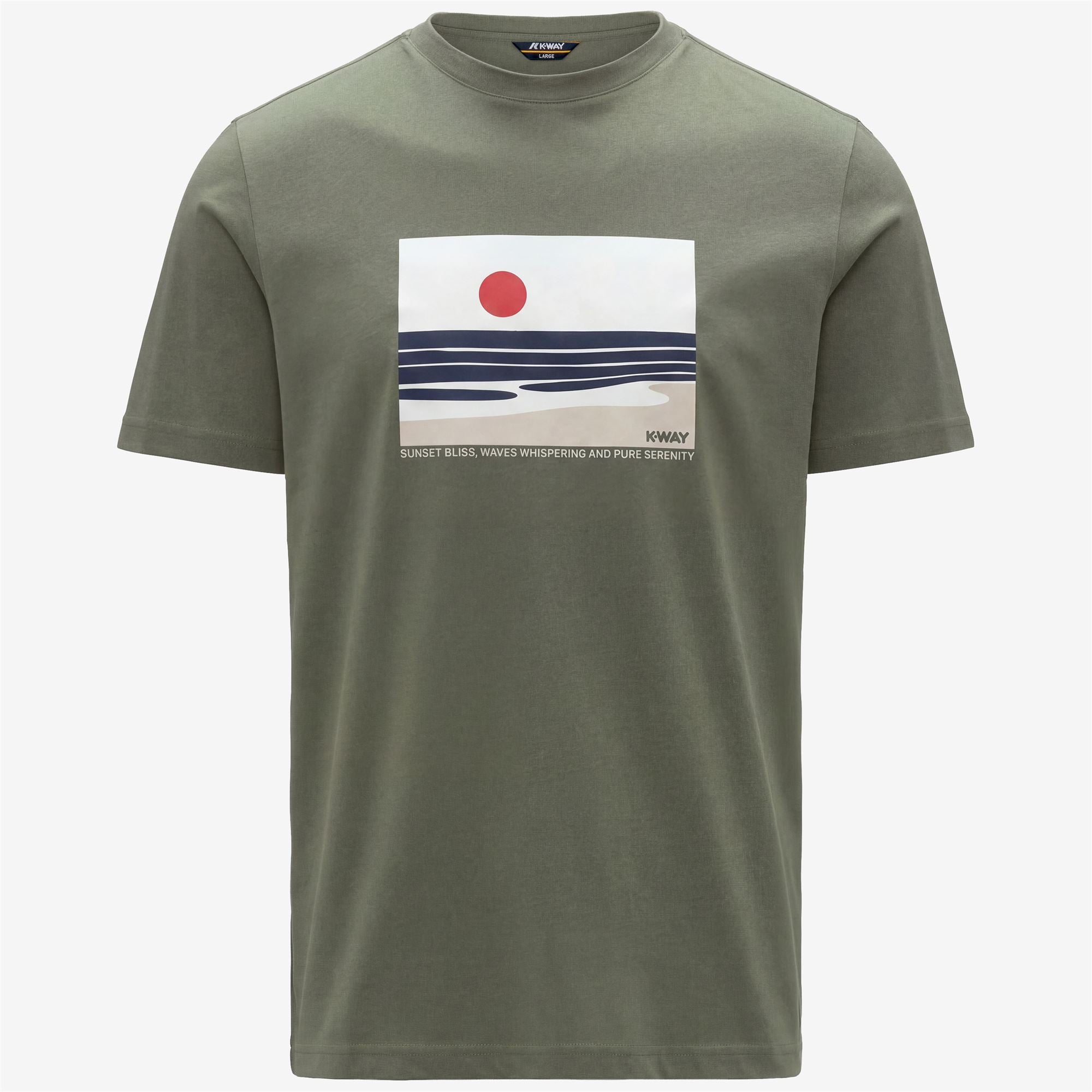 T-Shirts & Top_Man_ODOM JERSEY SUNSET_T-Shirt_Green Lichen - Commercial 1