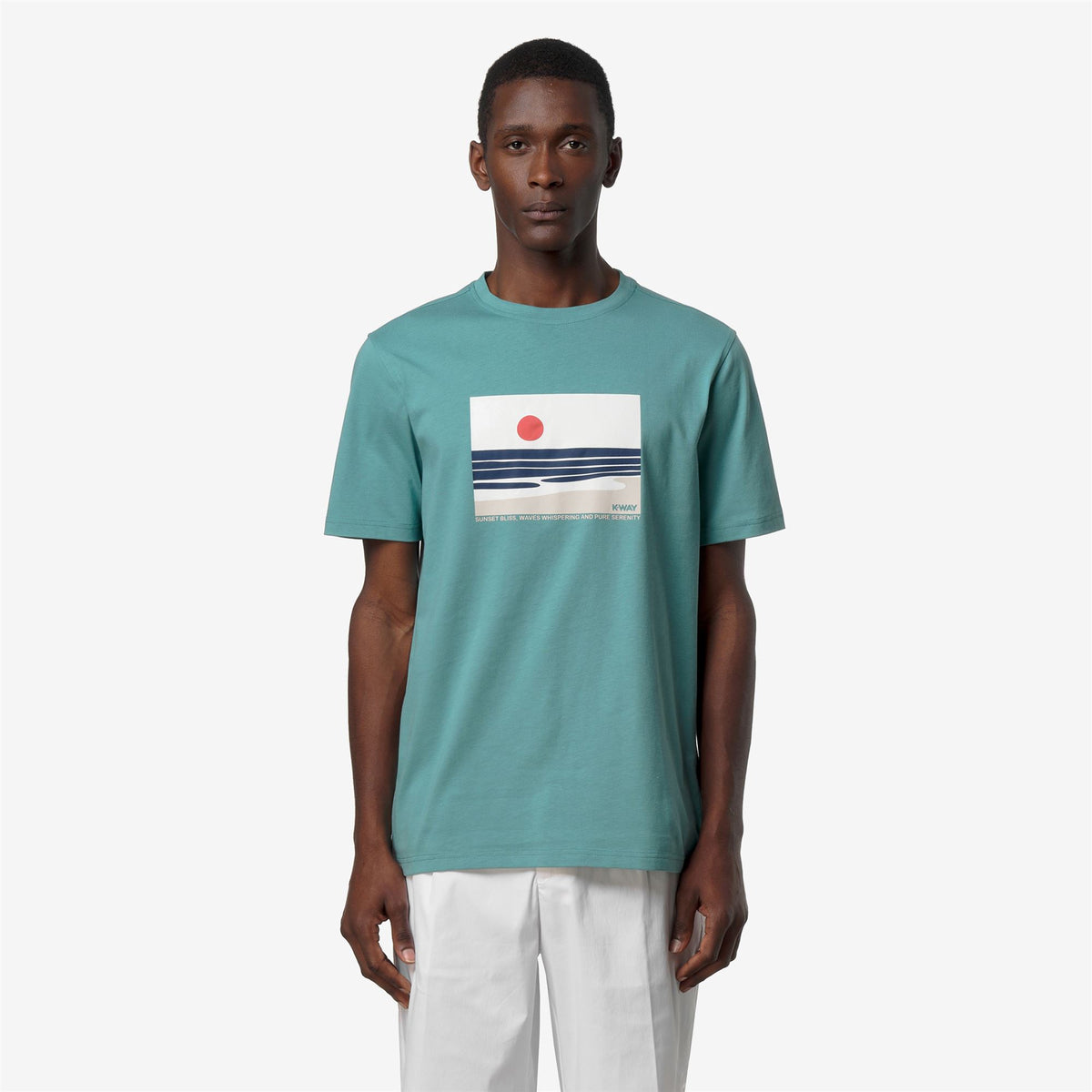 T-Shirts & Top_Man_ODOM JERSEY SUNSET_T-Shirt_Green Mine - Commercial 4