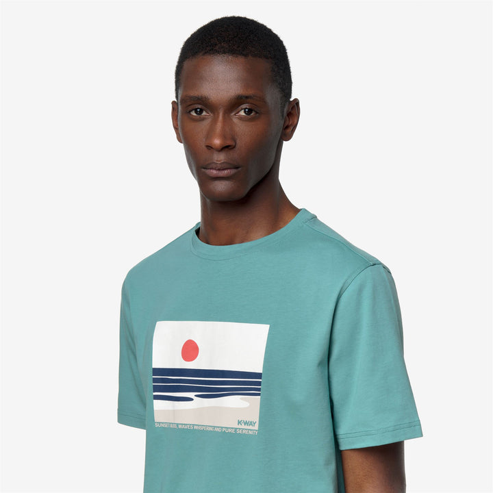 ODOM JERSEY SUNSET - T-ShirtsTop - T-Shirt - Man - GREEN MINE 3