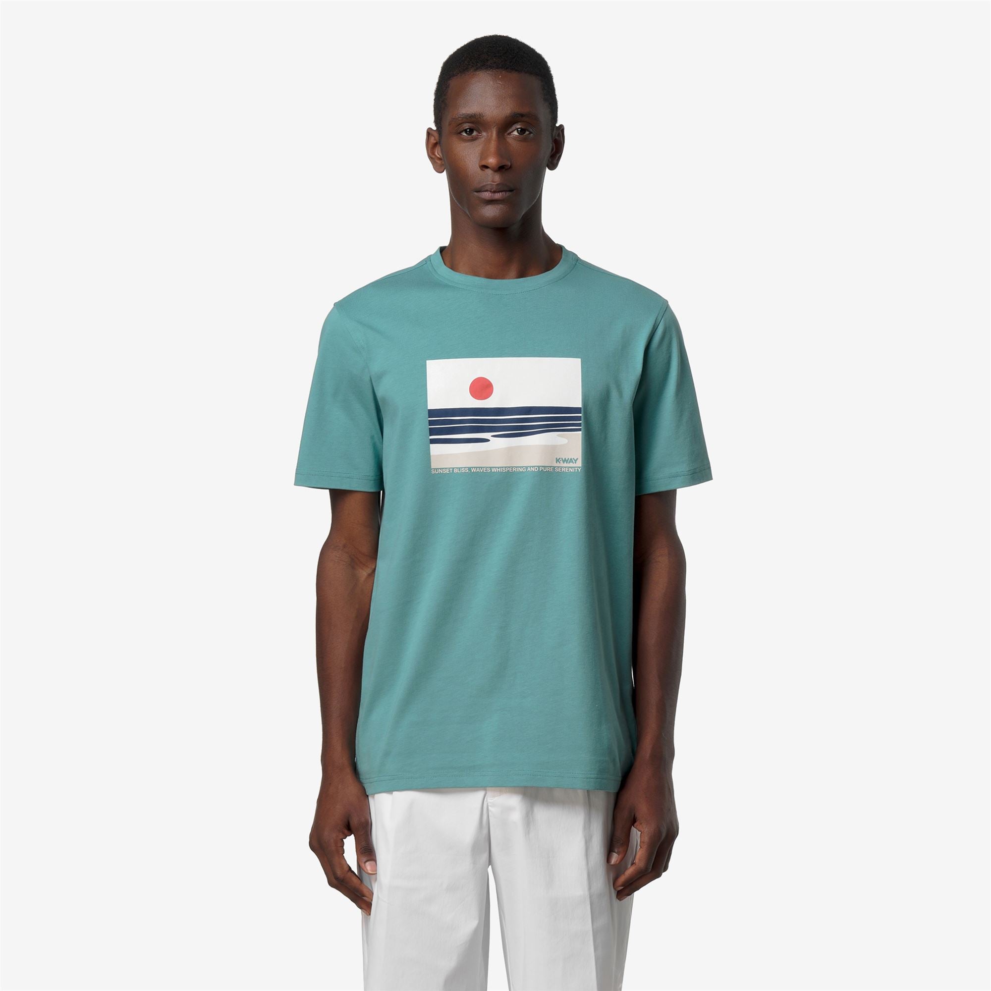 Odom Jersey Sunset T-Shirt | K-Way – K-Way.com