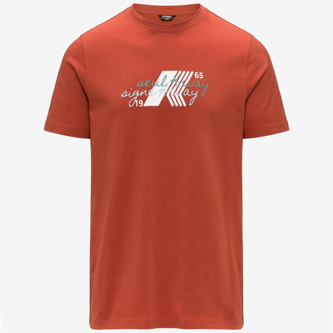 ODOM JERSEY SEUL KWAY - T-ShirtsTop - T-Shirt - Man - ORANGE BROWNISH 01