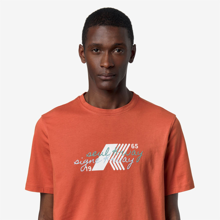 ODOM JERSEY SEUL KWAY - T-ShirtsTop - T-Shirt - Man - ORANGE BROWNISH 2