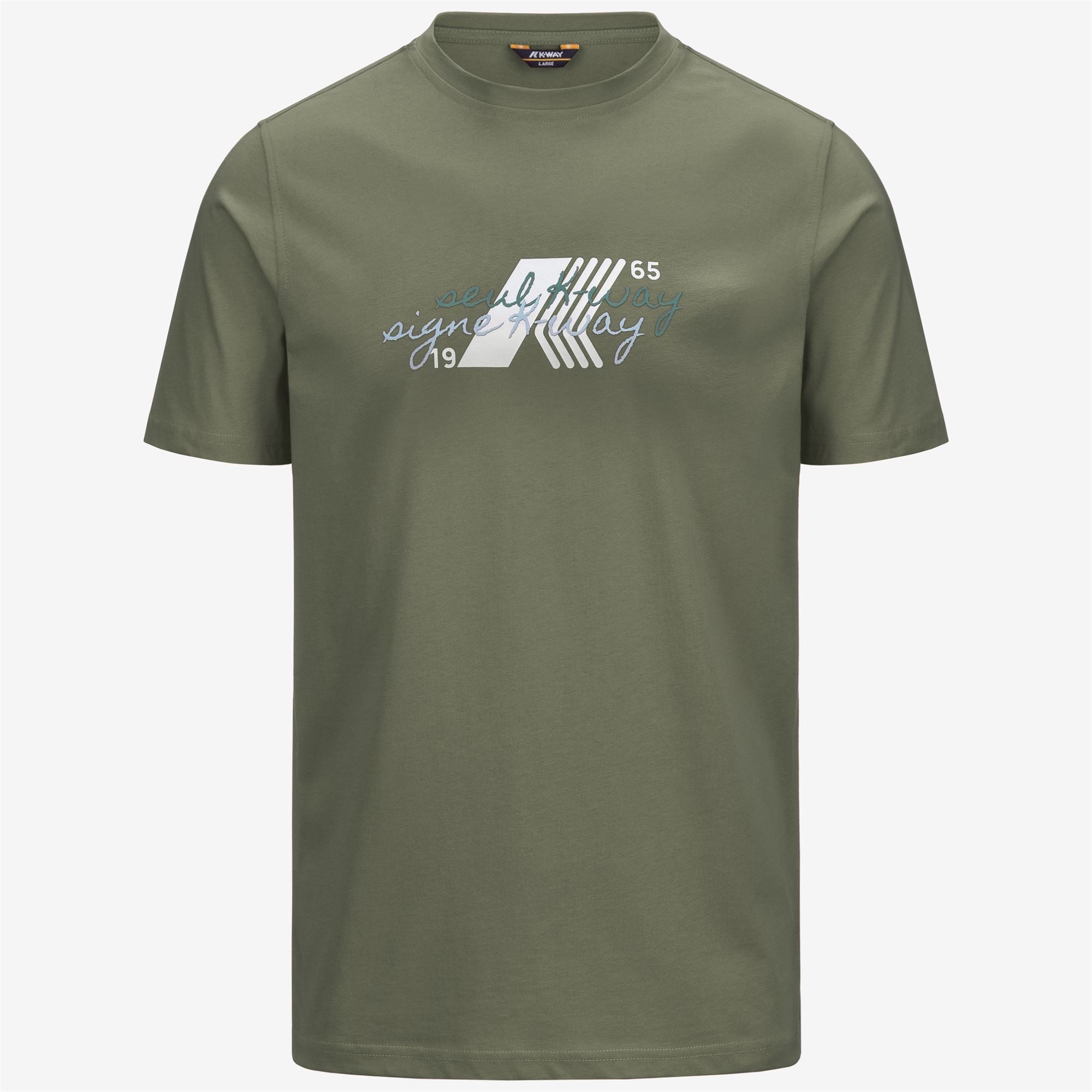 T-Shirts & Top_Man_ODOM JERSEY SEUL KWAY_T-Shirt_Green Lichen - Commercial 1