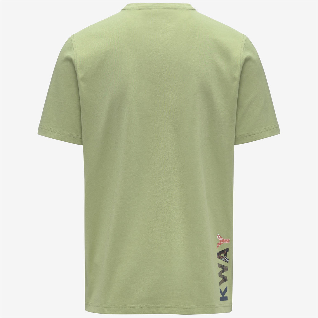 ODOM SLIM JERSEY KWAY LETTERING - T-ShirtsTop - T-Shirt - Man - GREEN DK LIME main