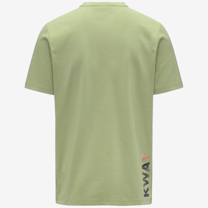 ODOM SLIM JERSEY KWAY LETTERING - T-ShirtsTop - T-Shirt - Man - GREEN DK LIME 2