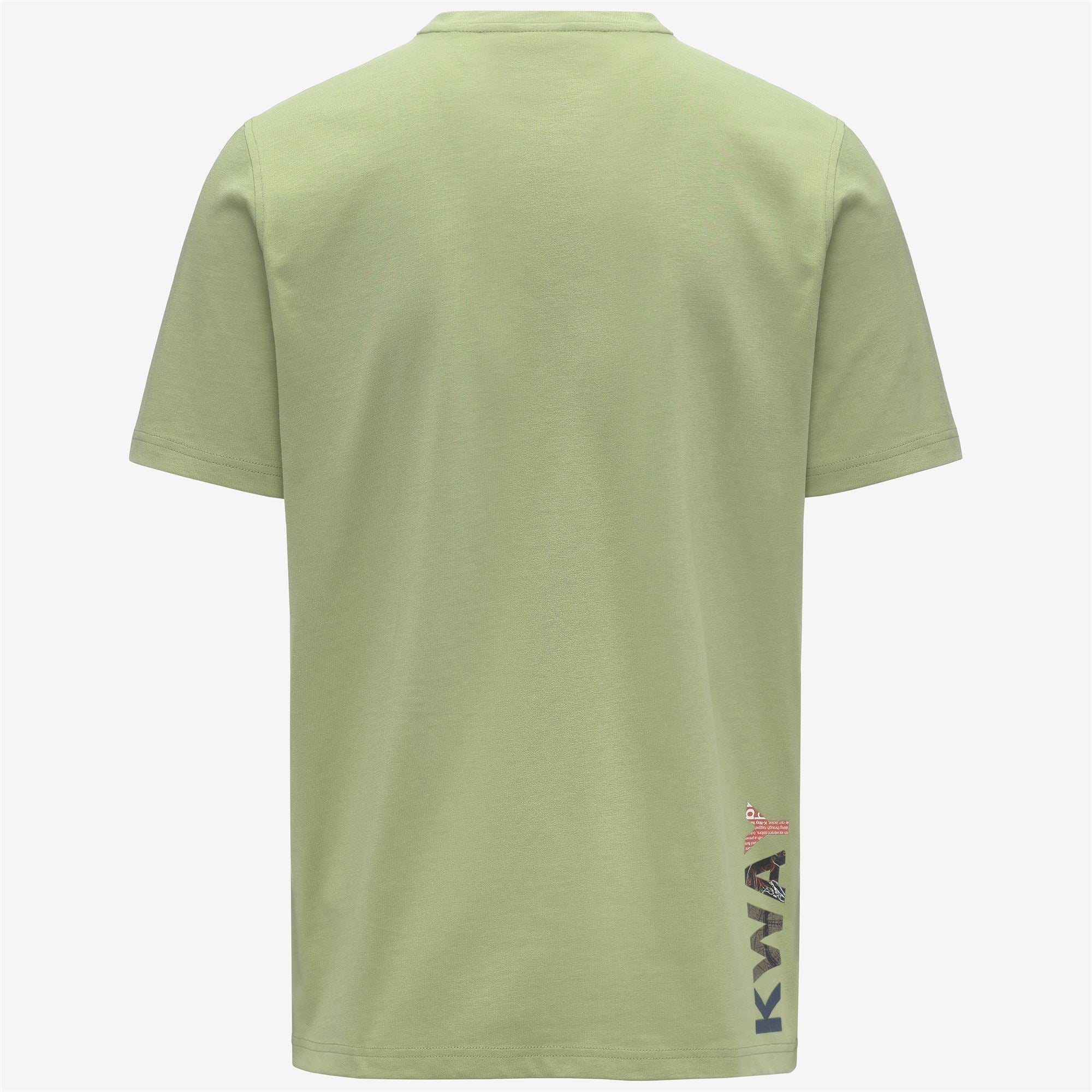 T-Shirts & Top_Man_ODOM SLIM JERSEY KWAY LETTERING_T-Shirt_Green Dk Lime - Commercial 2