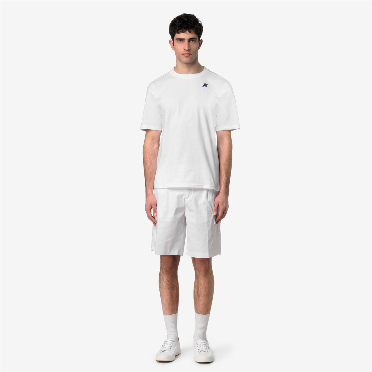 T-Shirts & Top_Man_SOLO JERSEY WAVE_T-Shirt_White - White - Commercial 4