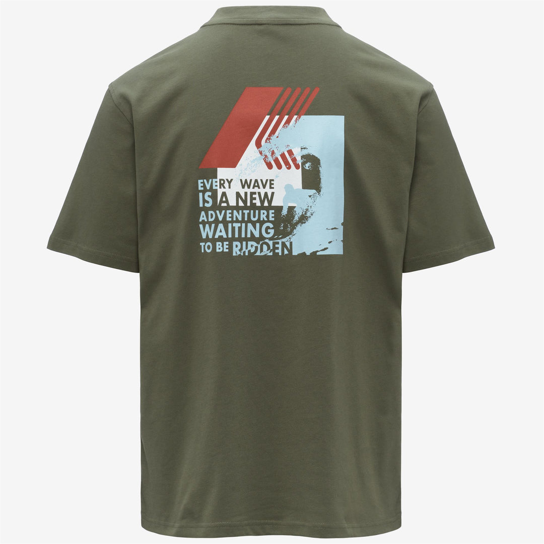 SOLO JERSEY WAVE - T-ShirtsTop - T-Shirt - Man - GREEN LICHEN main