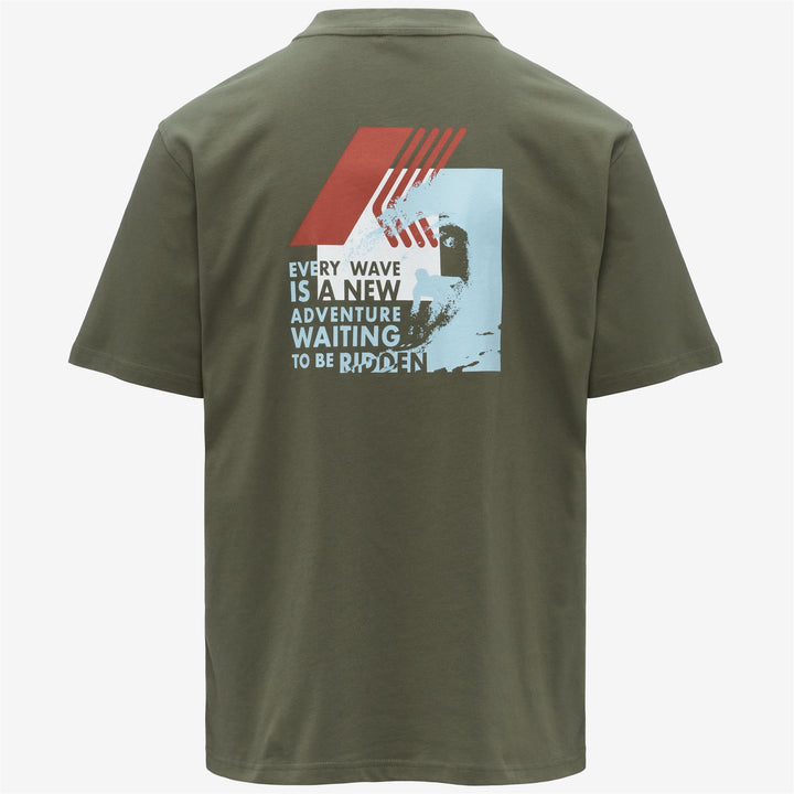 SOLO JERSEY WAVE - T-ShirtsTop - T-Shirt - Man - GREEN LICHEN 2