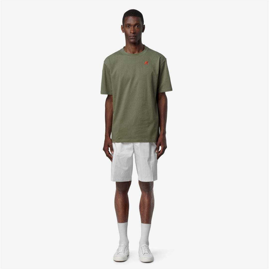 SOLO JERSEY WAVE - T-ShirtsTop - T-Shirt - Man - GREEN LICHEN main