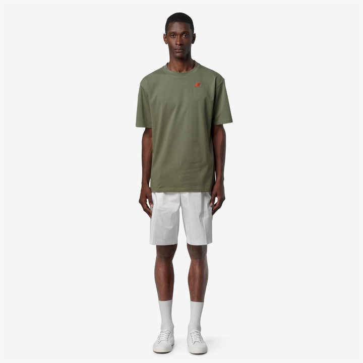 SOLO JERSEY WAVE - T-ShirtsTop - T-Shirt - Man - GREEN LICHEN 4