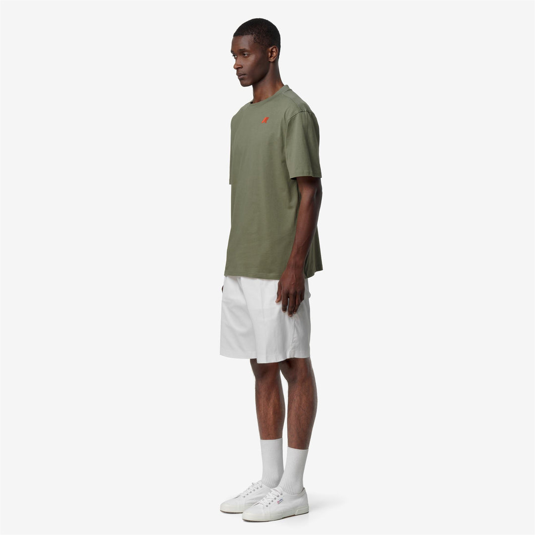 SOLO JERSEY WAVE - T-ShirtsTop - T-Shirt - Man - GREEN LICHEN main