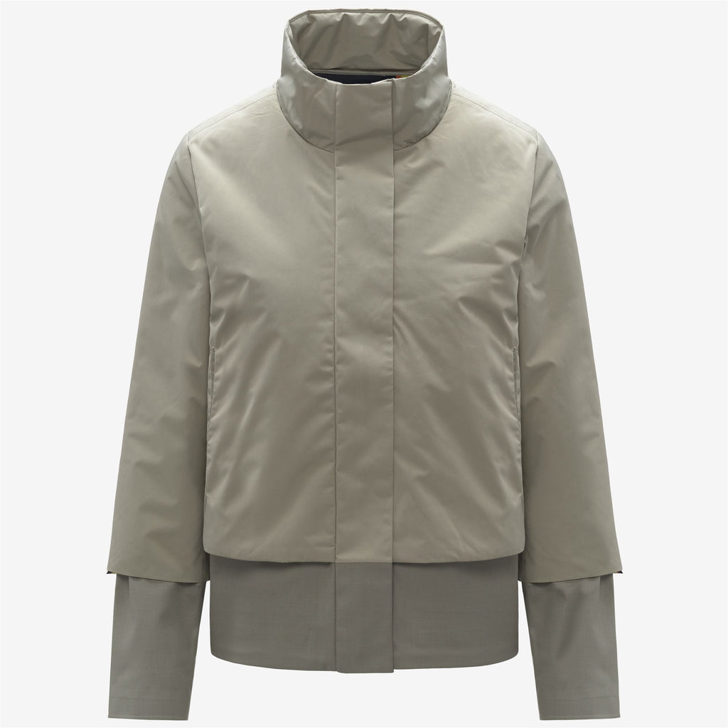 Jackets_WOMAN_ISAN WOOL NYLON MIX_Short_Green Oak-Green Oak - Green Oak - Commercial 1