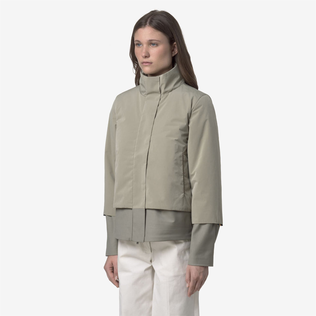 Jackets_WOMAN_ISAN WOOL NYLON MIX_Short_Green Oak-Green Oak - Green Oak - Commercial 5