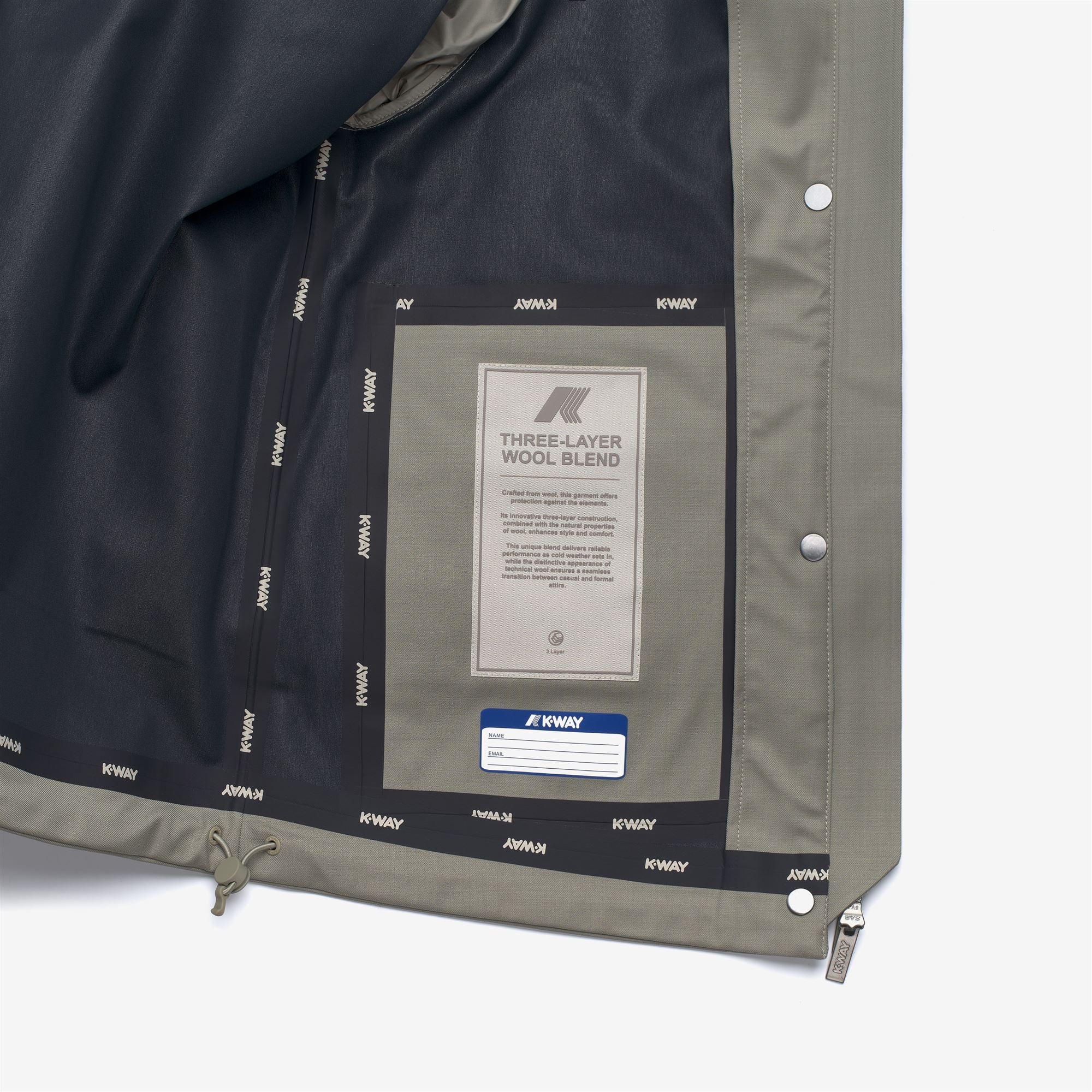 Jackets_WOMAN_ISAN WOOL NYLON MIX_Short_Green Oak-Green Oak - Green Oak - Commercial 2