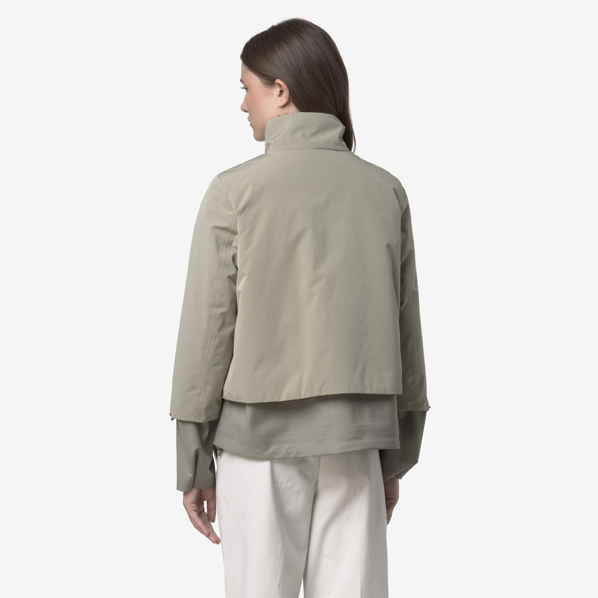 Jackets_WOMAN_ISAN WOOL NYLON MIX_Short_Green Oak-Green Oak - Green Oak - Commercial 6