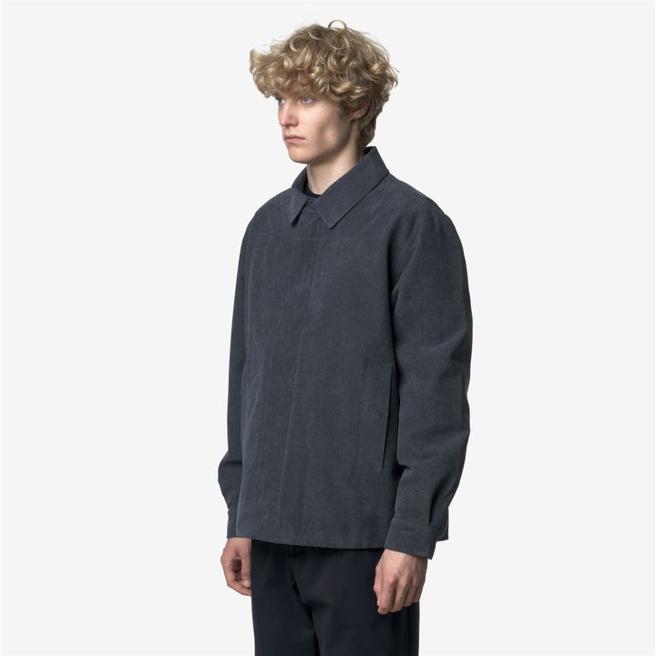 Giacca da uomo in velluto a coste blu con imbottitura PrimaLoft 5