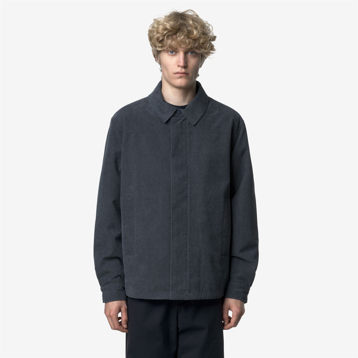 Giacca da uomo in velluto a coste blu con imbottitura PrimaLoft 4