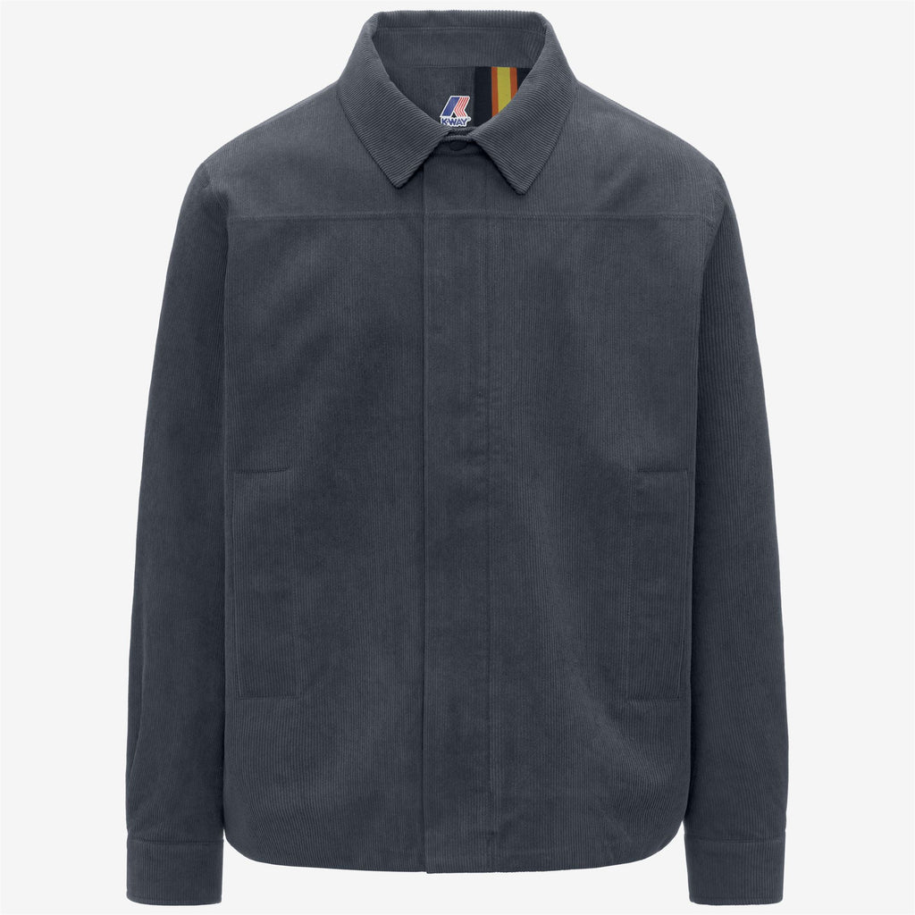 Jackets_MAN_SHARY CORDUROY_Short_Blue  - Tartan Combo - Commercial 1