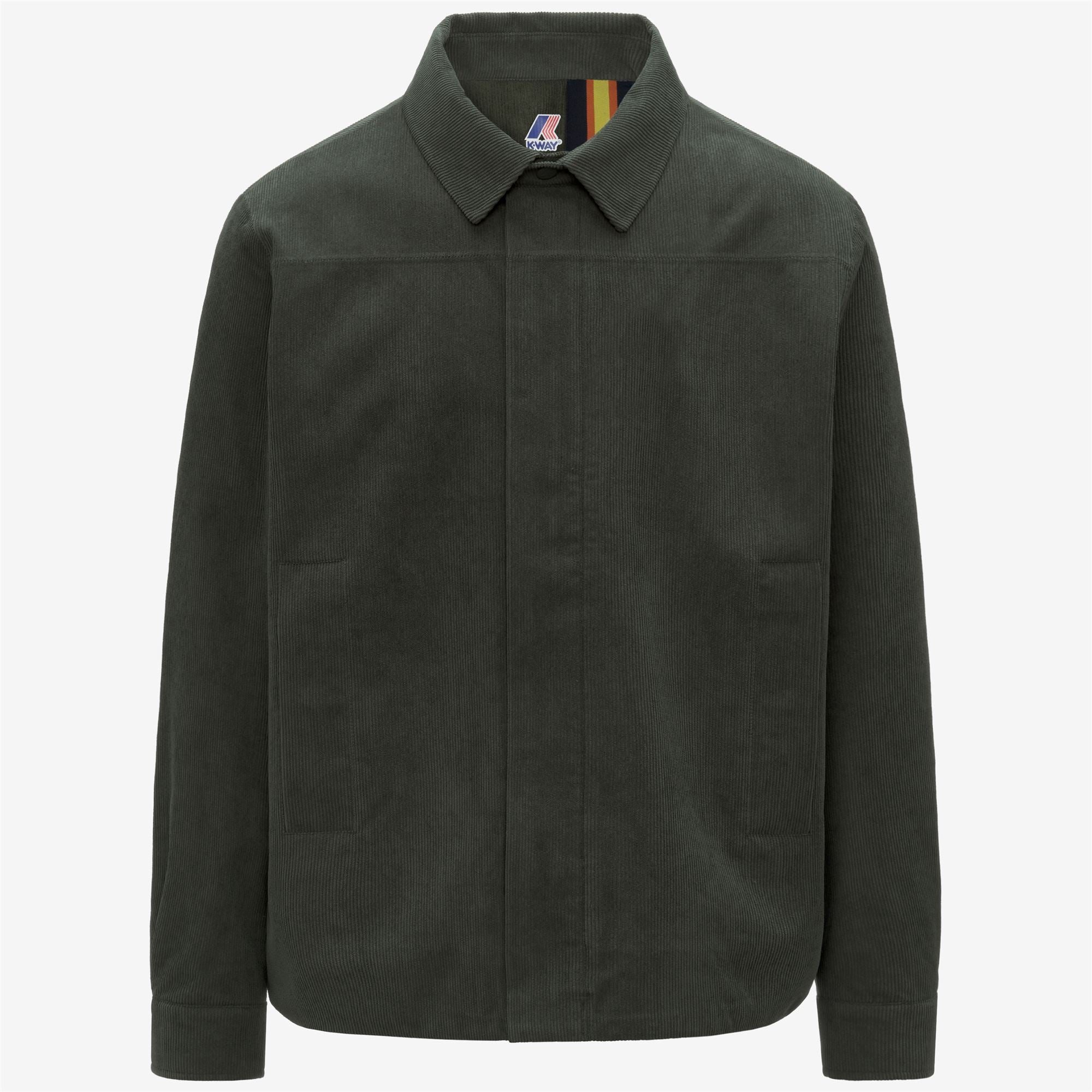 Jackets_MAN_SHARY CORDUROY_Short_Green Blackish - TARTAN Combo - GREEN BLACKISH - Commercial 1