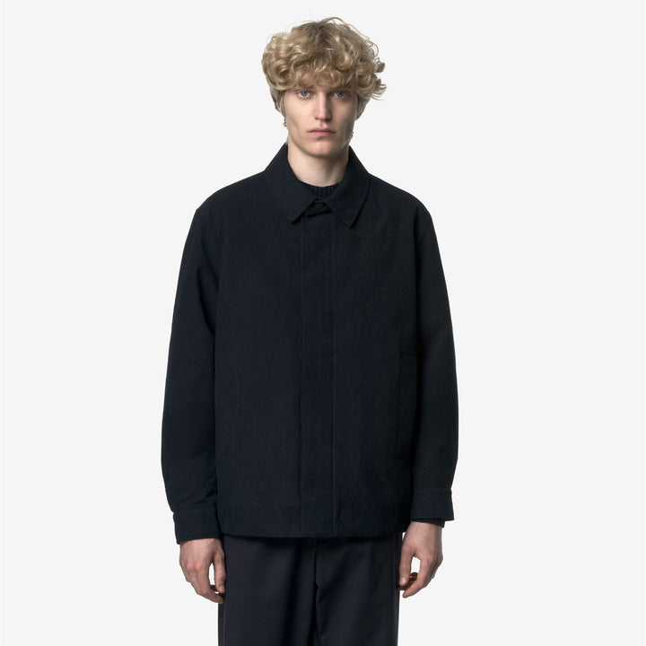 Blue Men's Corduroy Overshirt Jacket with PrimaLoft Padding 4