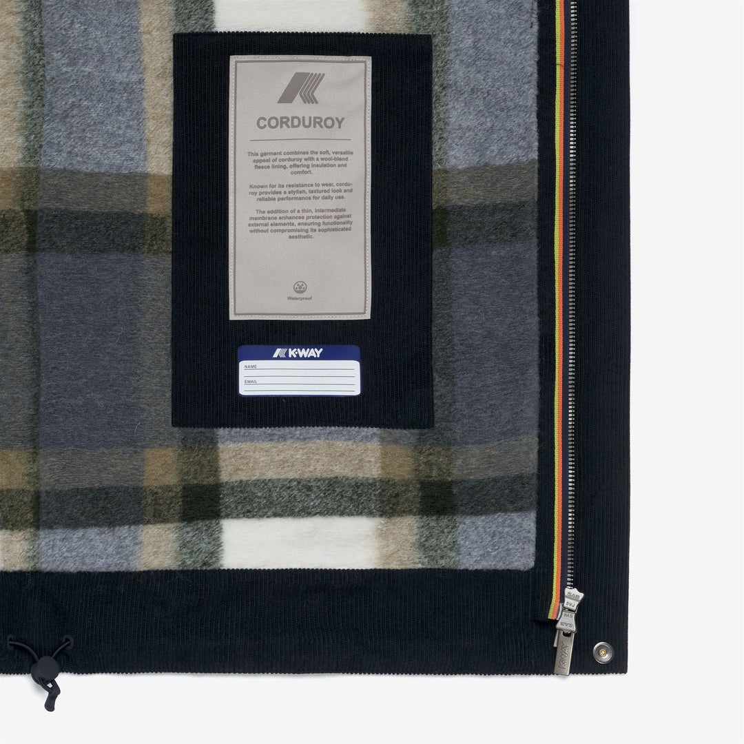 Blue Men's Corduroy Overshirt Jacket with PrimaLoft Padding main