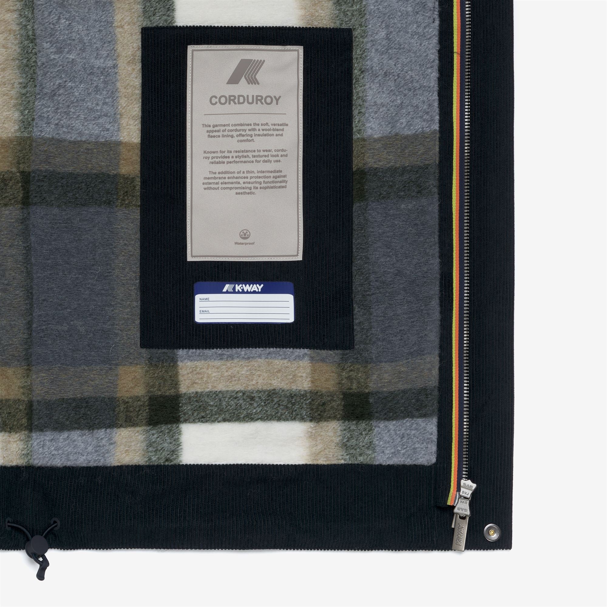 Jackets_MAN_SHARY CORDUROY_Short_Blue Depth - Tartan COMBO - Blue Depth - Commercial 2