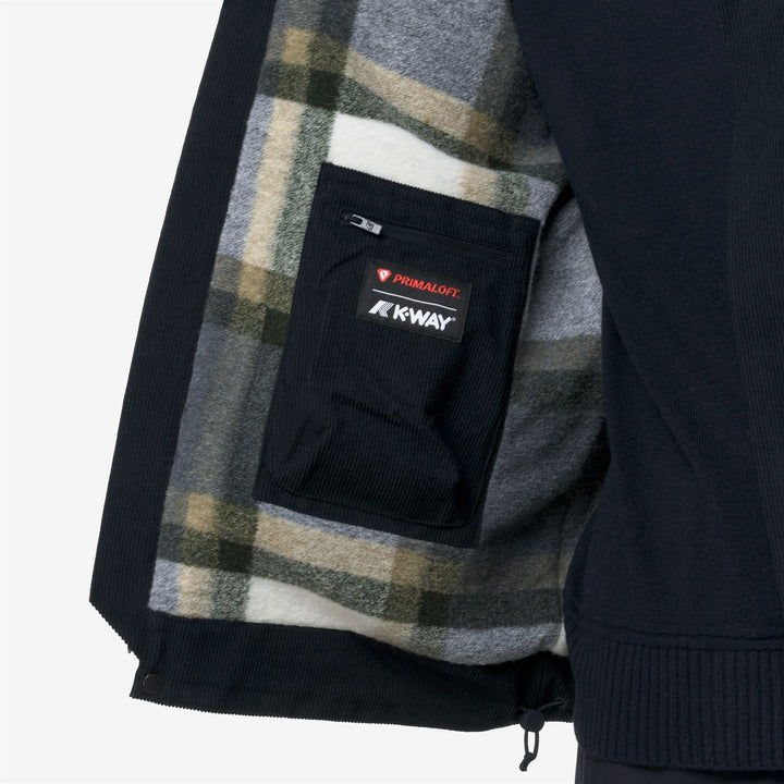 Blue Men's Corduroy Overshirt Jacket with PrimaLoft Padding 3