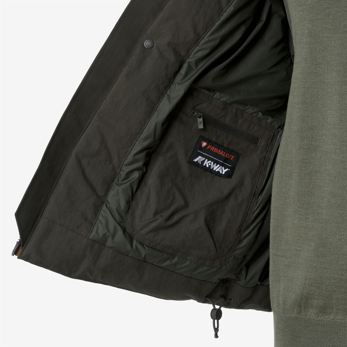Jackets_MAN_GUILLERMO COTTON FEEL_Short_Green Blackish Combo - GREEN BLACKISH - Commercial 7