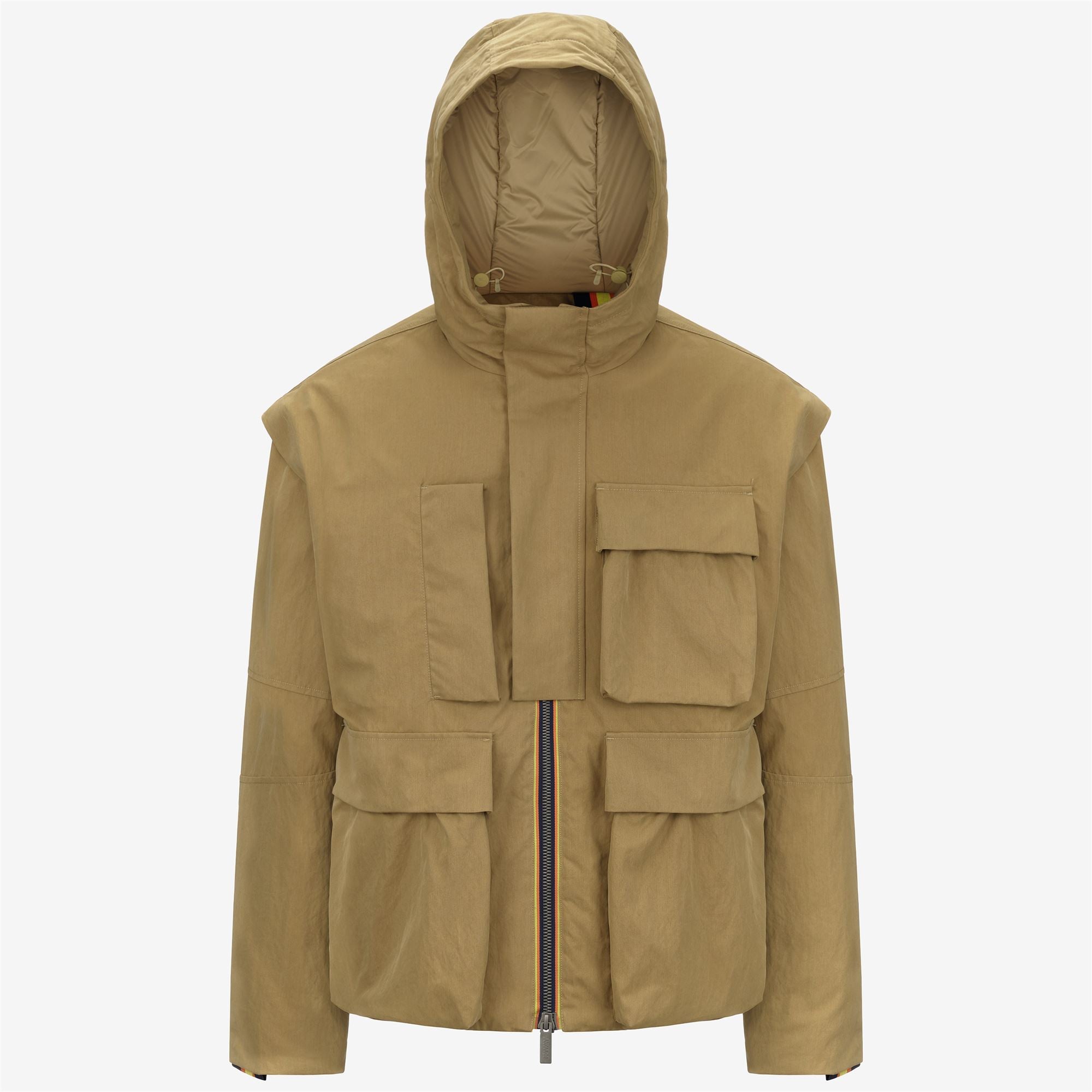 Jackets_MAN_GUILLERMO COTTON FEEL_Short_Beige Seed Combo - Beige Seed - Commercial 1