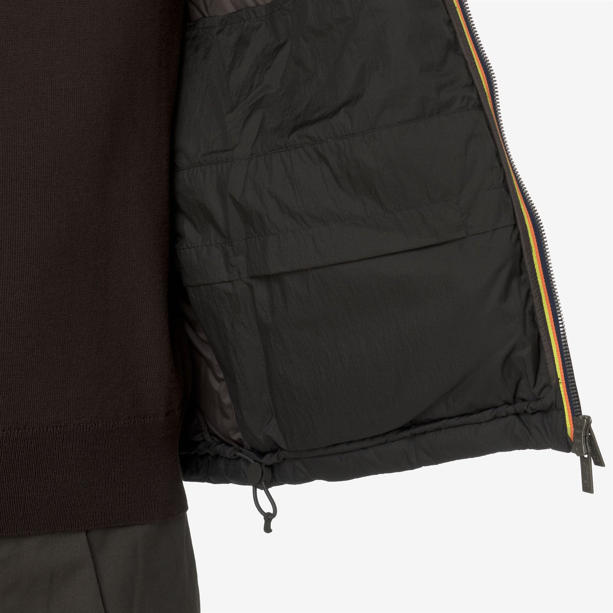 Jackets_MAN_QUILL THERMO LIGHT RIPSTOP_Short_Black Olive Combo - Black Olive - Commercial 7