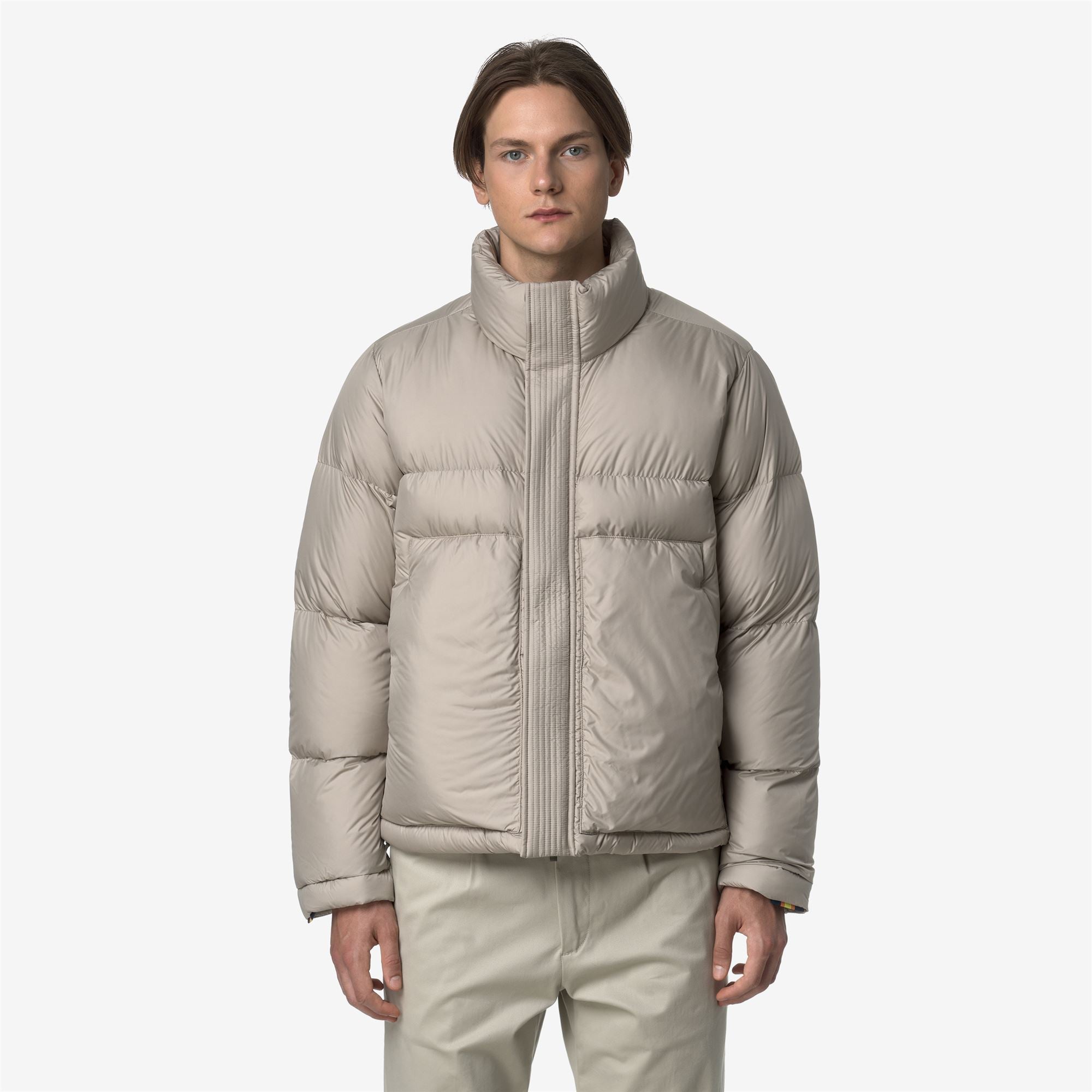 Jackets_MAN_TUILL THERMO MICROFIBER_Short_Beige Cashmere Combo - Beige Cashmere - Commercial 4