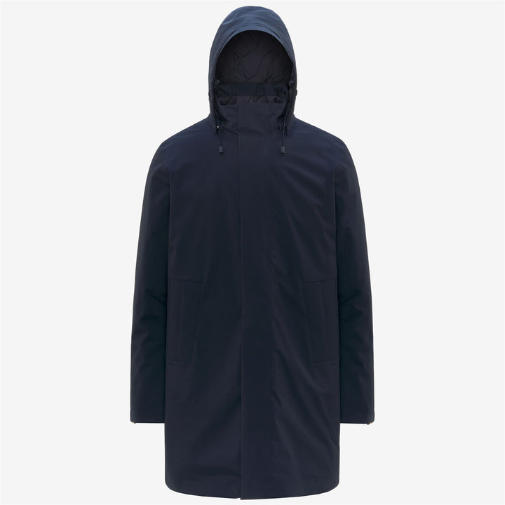 Chaqueta de invierno acolchada 3/4 para hombre en azul profundo 1